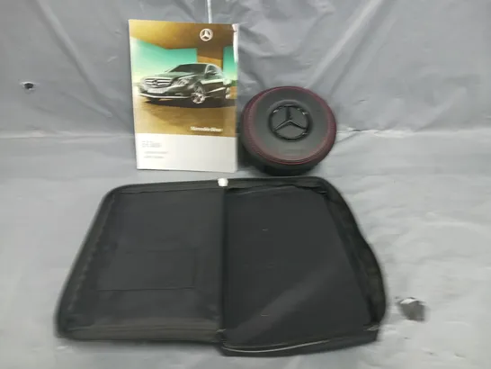 MERCEDES OWNERS MANUAL AND HORN COVER 