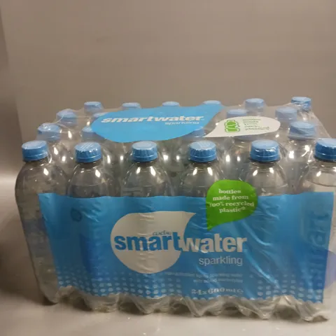 24 X GLACEAU SPARKLING SMART WATER - 24 X 600ML