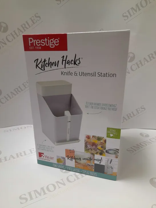 BRAND NEW PRESTIGE KITCHEN HACKS KNIFE & UTENSIL STATION