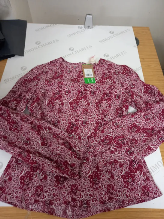 BODEN FLORAL PATTERN TOP SIZE 10