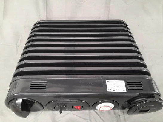 MYLEK MYOFMB2500 BLACK OIL-FILLED RADIATOR HEATER - COLLECTION ONLY