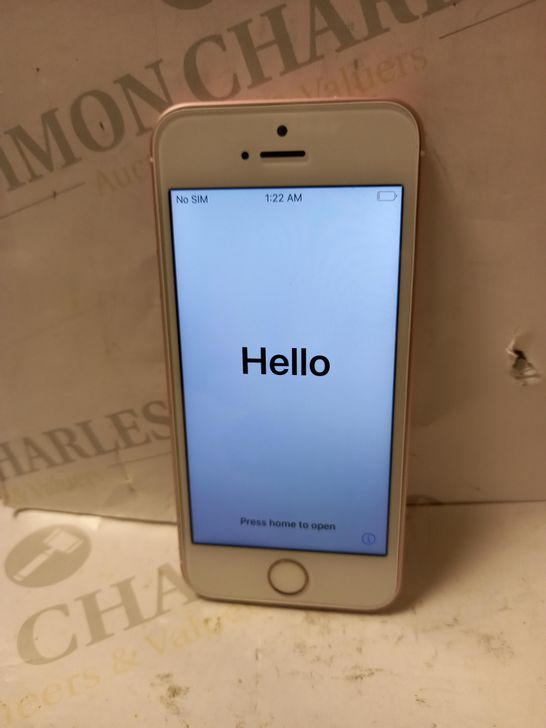 APPLE IPHONE 5 SE - WHITE/ROSE GOLD