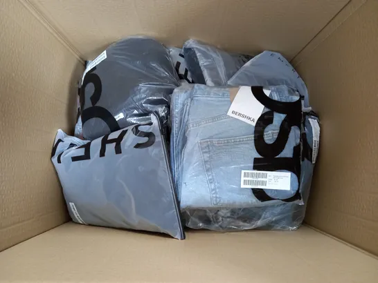 BOX OF APPROXIMATELY 20 SHEIN, ASOS AND EMERY ROSE ITEMS OF CLOTHING