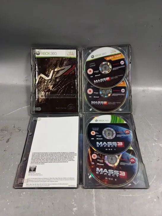 MASS EFFECT 2 & 3 SPECIAL EDITION STEELBOOKS FOR XBOX 360 