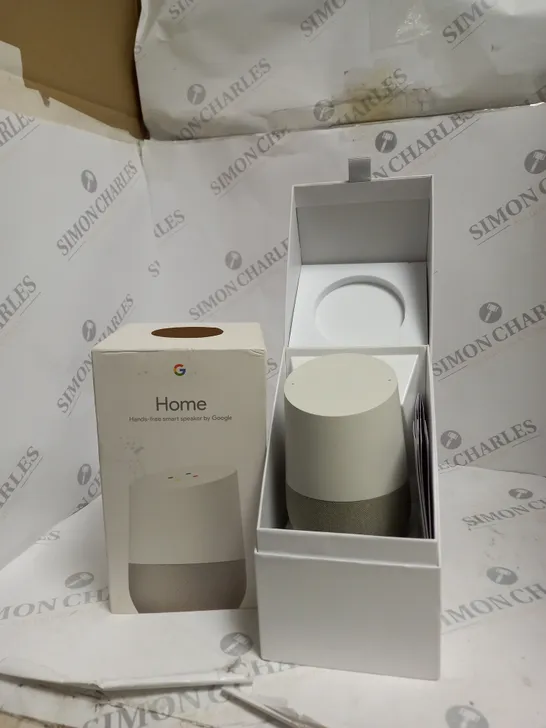 BOXED GOOGLE HOME HANDS FREE SMART SPEAKER 