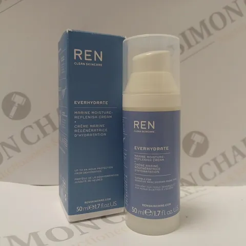 REN CLEAN SKINCARE EVERHYDRATE MARINE MOISTURE REPLENISH CREAM 50ML 