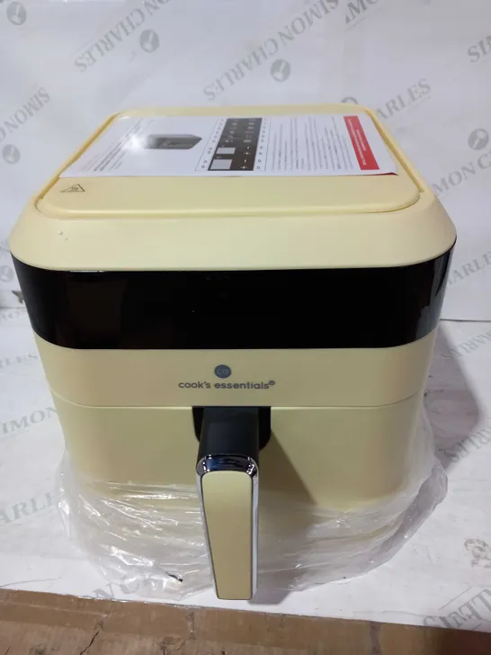 COOKS ESSENTIALS AIR FRYER IN YELLOW