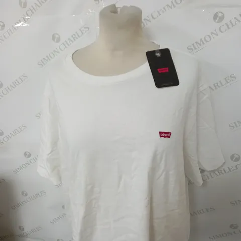 LEVIS STRAUSS CASUAL OFF WHITE T-SHIRT SIZE XL