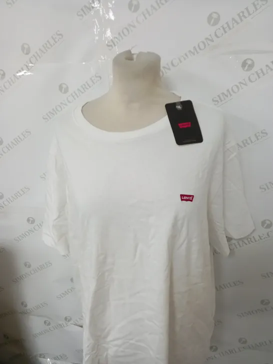 LEVIS STRAUSS CASUAL OFF WHITE T-SHIRT SIZE XL