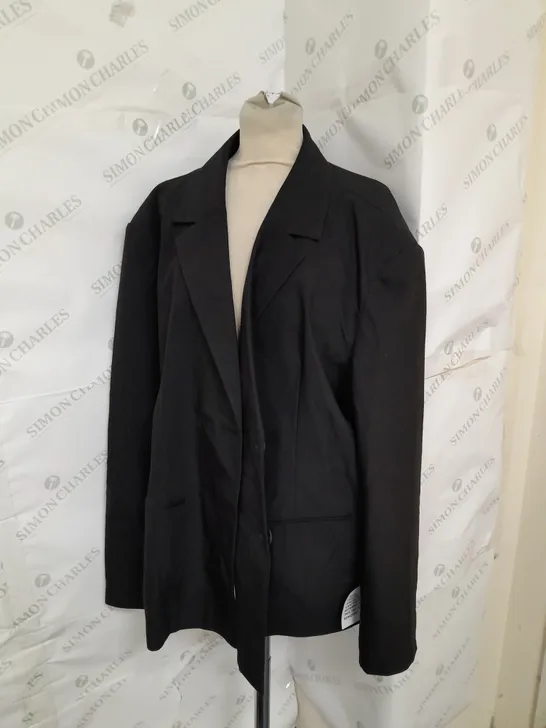 COLLUSION TAILORED BLAZER IN BLACK SIZE 16