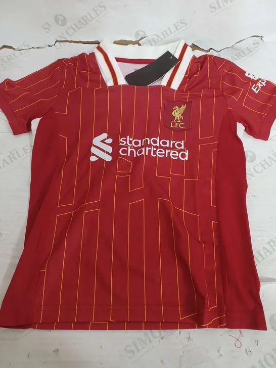 LIVERPOOL FOOTBALL CLUB SHIRT - M.SALAH 11 - UK KIDS 22