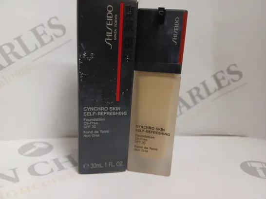 BOXED SHISEIDO SYNCHRO SKIN SELF REFRESHING FOUNDATION - 160 SHELL 