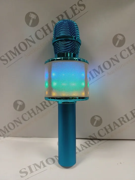 BOXED KARAOKE MICROPHONE IN BLUE