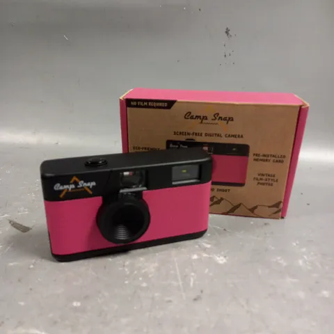 BOXED CAMP SNAP SCREENLESS DIGITAL CAMERA 