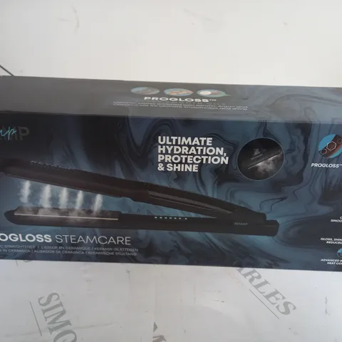 BOXED REVAMP PROGLOSS STEAMCARE CERAMIC STRAIGHTENER ST-1600-GB