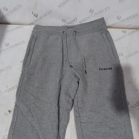 FIRETRAP SLIM GREY JOGGERS - LARGE