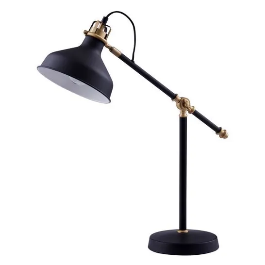 MIA TABLE LAMP WITH BLACK FINISHED SHADE