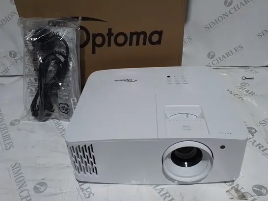 OPTOMA DLP PROJECTOR WITH LEADS AND REMOTE - UHD 35X