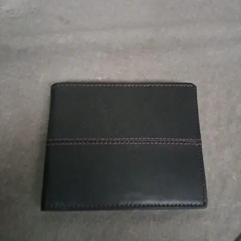 BOX OF APPROXIMATELY 30 PACKS OF FAUX LEATHER WALLETS - COLLECTION ONLY