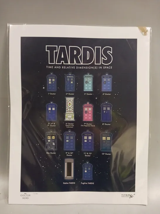 DOCTOR WHO TARDIS ART PRINT