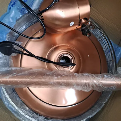 BOXED TOWER 16" COPPER PEDESTAL FAN