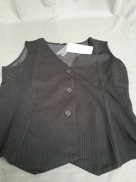 ZAPARA BLACK WAIST COAT - SIZE 12