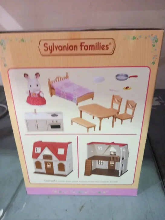 APPROXIMATELY 6 BRAND NEW BOXED SYLVANIAN FAMILIES RED ROOF COSY COTTAGE STARTER HOME