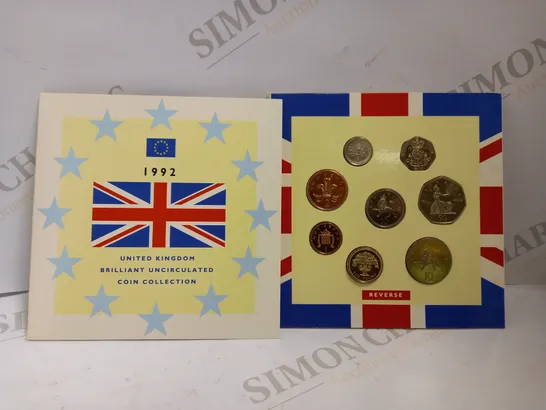 1992 UNITED KINGDOM BRILLIANT UNCIRCULATED COIN COLLECTION