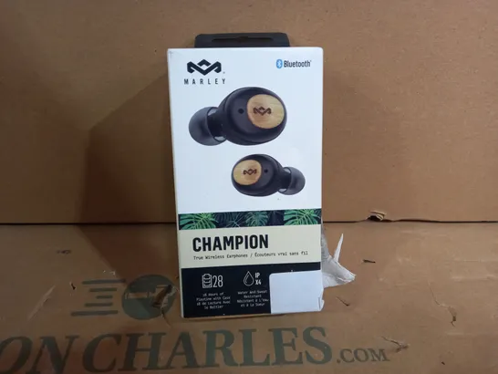 BOXED MARLEY CHAMPION TRUE WIRELESS EARPHONES