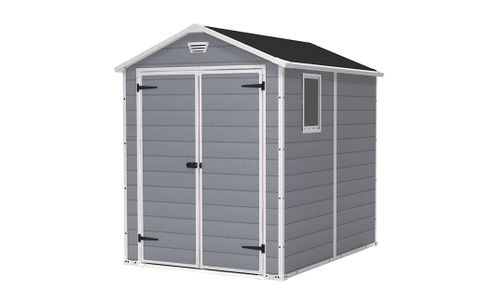 BOXED GRADE 1 KETER MANOR 6X8 MAINTENANCE FREE SHED - 1 BOX RRP &pound;429.00