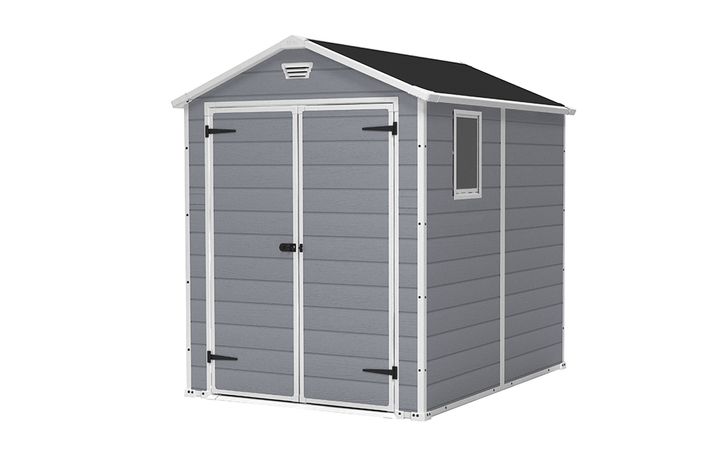 Lot 7007: BOXED GRADE 1 KETER MANOR 6X8 MAINTENANCE FREE SHED 1 BOX RRP ...