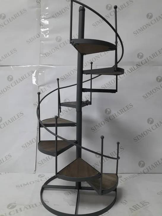 FLOWER POT SPIRAL STAIRCASE DISPLAY UNIT 