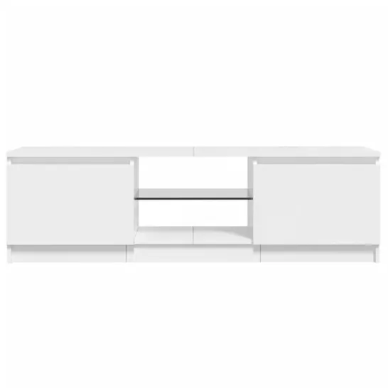 BOXED LABONTE TV STAND FOR UP TO 88" - WHITE (1 BOX)