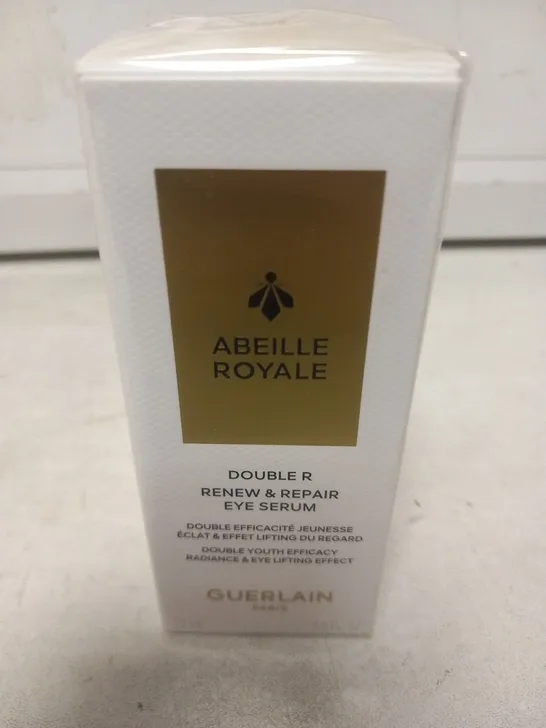 BOXED AND SEALED ABEILLE ROYALE DOUBLE R RENEW AND REPAIR EYE SERUM GUERLAIN 20ML