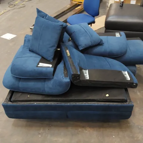 DESIGNER SOFA IN ROYALE BLUE