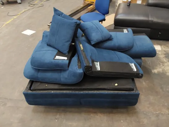 DESIGNER SOFA IN ROYALE BLUE