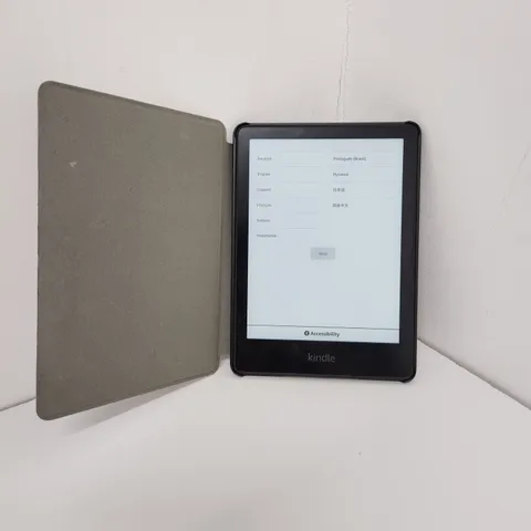 UNBOXED AMAZON KINDLE PAPERWHITE MODEL M2L3EK WITH FLOWERY CASE