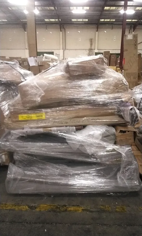 PALLET OF ASSORTED BED PARTS