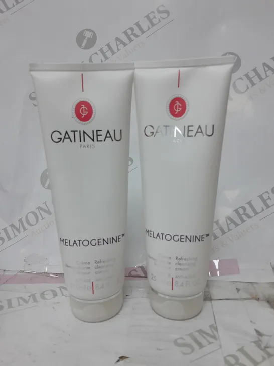 2X BOTTLES OF GATINEAU REFRESHING CLEANSING CREAM 250ML