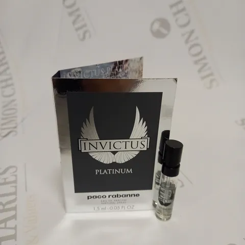 INVICTUS PLATINUM PACO RABANNE EAU DE PARFUM - SET OF 120 X 1.2ML