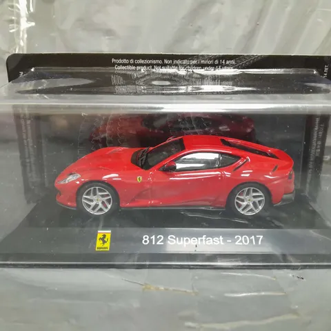 SUPERCARS COLLECTION - FERRARI 812  MINIATURE COLLECTIVE CAR 