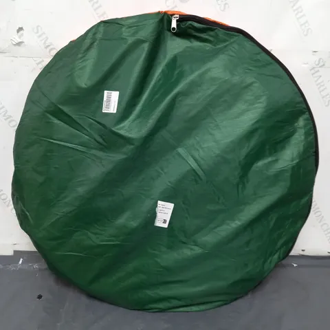 ORANGE AND GREEN POP UP TENT