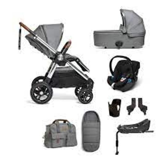BOXED MAMAS & PAPAS OCARRO 3 PIECE SET CONSISTING OF; STROLLER, CARRYCOT AND CAR SEAT
