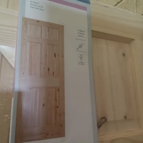 1981 X 762MM KNOTTY PINE INTERNAL DOOR 