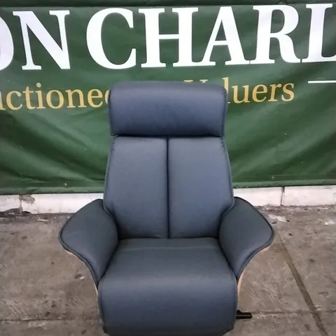 QUALITY BRITISH DESIGNED & MANUFACTURED G PLAN OSLO POWER RECLINER CHAIR CAMBRIDGE NAVY LEATHER