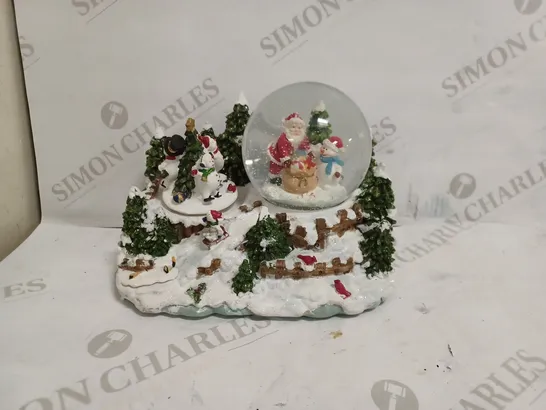 WERCHRISTMAS SNOW GLOBE AND FEATURE