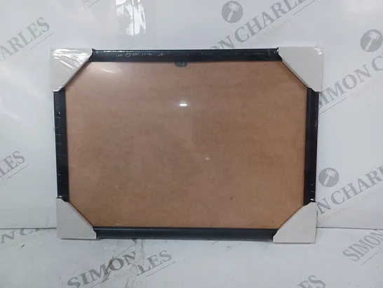 APPROXIMATELY 10 BRAND NEW BLACK FRAMED WALL MOUNTABLE PHOTO FRAMES