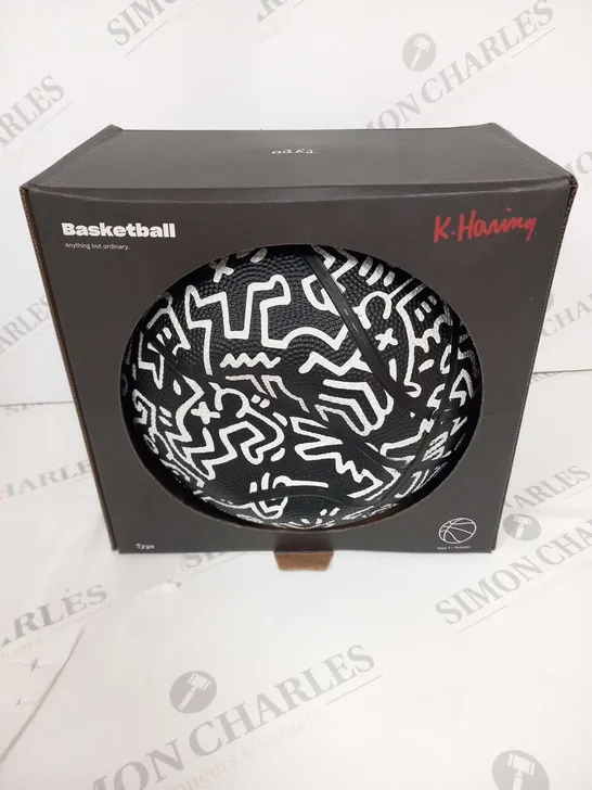 FOUR BRAND NEW BOXED TYPO K-HARING BASKETBALLS SIZE 7