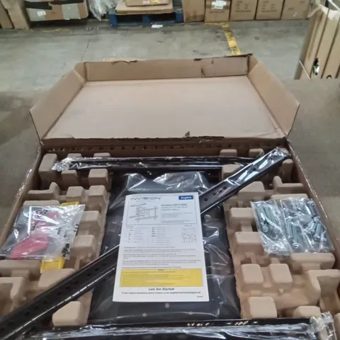 BOXED INVISION 37" - 75" DOUBLE ARM TV MOUNT 