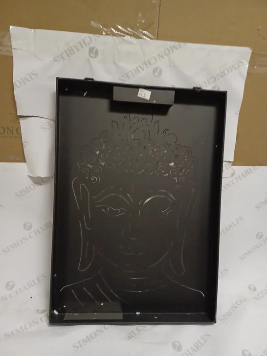 INNOVATORS SOLAR LED PEACEFUL BUDDHA WALL DECOR